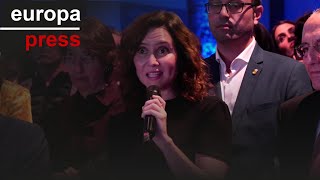 Ayuso reivindica un Madrid sin regionalismos que quotno es de nadie para ser de todosquot [upl. by Sivra]