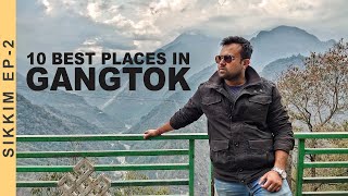 Top 10 places to visit in Gangtok Sikkim  Gangtok tourist spots  Gangtok Sightseeing  Travel Vlog [upl. by Eiramnaej]