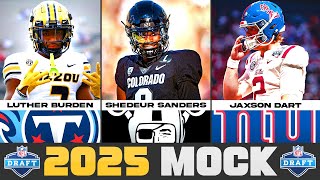 2025 NFL Mock Draft  Way Too Early Mock Draft [upl. by Lathrop]