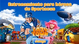 Lazy Town  Entrenamiento de Sportacus  Gameplay [upl. by Yendahc]