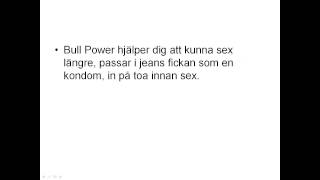 Bull Power Delay Wipes  fördröj orgasmen [upl. by Ahseena308]