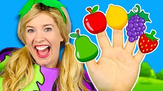 Fruit Finger Family 🍎🍇🍌 Kids Nursery Rhymes [upl. by Barkley298]