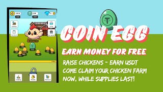 CoinEgg 🥚🐥 To play  Telegram Bot  Chicken Farm Mining [upl. by Konstantine641]