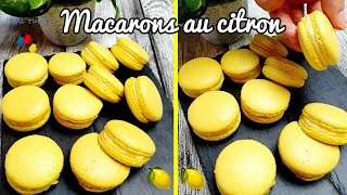 MACARONS AU CITRON avec toutes les astuces et les techniques pour les réussir [upl. by Vardon935]