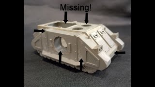 Replacing the missing parts of an original pattern Rhino from eBay [upl. by Adnhoj84]