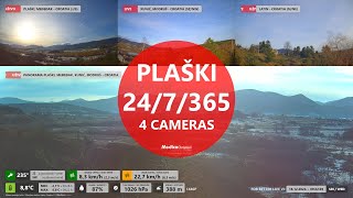 Plaški uživo • Croatia • 247365 CAMERA LIVE STREAM • PTZ Panorama view [upl. by Bobby]