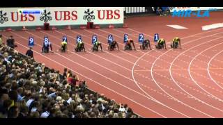 100m Men Diamond League Zurich 2014 [upl. by Yanahs]