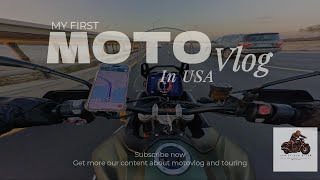 My First Moto Vlog in USA [upl. by Ulric]