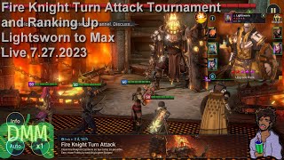 Fire Knight Turn Attack Tournament and Lightsworn Rank Maxing 7272023 Live  RAID Shadow Legends [upl. by Tdnaltroc]