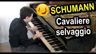 Schumann  Cavaliere selvaggio Op 68 No 8 Wilder Reiter [upl. by Adlemi70]