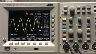 Tektronix  How do I utilize the measurement features on a TDS3000C series oscilloscope [upl. by Smitt]