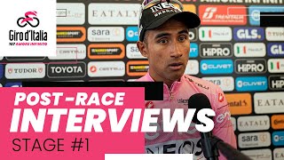 Giro dItalia 2024  Stage 1 postrace interview [upl. by Selle]