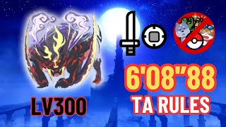 LV 300 Scorned Magnamalo SnS Solo TA Rules  60888 MHRSPC [upl. by Eixam]