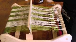 Simple warping for a Rigid Heddle loom [upl. by Engle181]