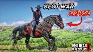 The best war horse for Arthur Morgan  RDR2 [upl. by Ellezig355]