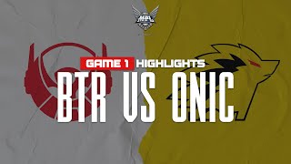 Game Highlight  Bigetron Alpha vs ONIC Esports  MPL S5 Week 6 Day 2  Game 1 [upl. by Cormack]