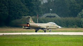 ▶️F104 Starfighter FULL AFTERBURNER Howl TAKE OFF [upl. by Erdnaed579]