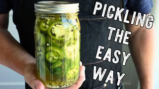 Pickled Jalapenos  SO EASY  Chilihead Tip [upl. by Thorrlow]