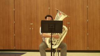 OMEA AllState Etude  Tuba Blazevich 30 [upl. by Calabrese]