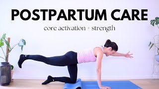 Postpartum Care  Movements for Core Activation amp Core Strength Series Part Three [upl. by Pascha938]