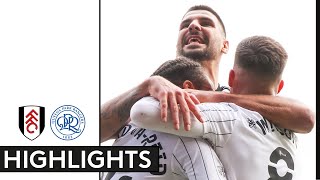 Fulham 41 QPR  EFL Championship Highlights  Fourmidable Showing in the West London Derby [upl. by Gnous]