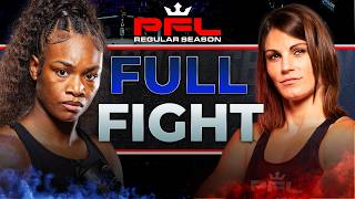 Claressa Shields MMA Debut 👊  Claressa Shields v Brittney Elkin  Full Fight  PFL 4 2021 [upl. by Ittocs]