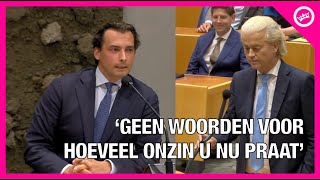 Geert Wilders Thierry Baudet is knettergek met zn 911 en maanlandingcomplotten [upl. by Lili]