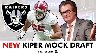 Raiders Rumors On JC Latham  2024 NFL Draft Rumors amp News From Latest ESPN Mel Kiper Mock Draft [upl. by Marbut]