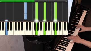 Enya  Boadicea Piano Tutorial Synthesia [upl. by Graniah]