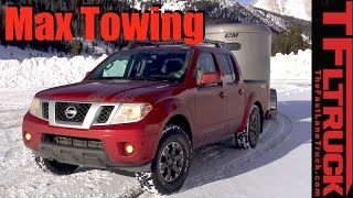 2017 Nissan Frontier PRO4X Ike Gauntlet Review Worlds Toughest Towing Test [upl. by Bailar]