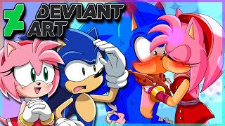 Sonic and Amy VS DeviantArt [upl. by Darrell226]