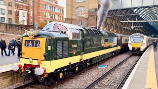 DELTIC at Kings Cross with MULTIPLE Engine Starts [upl. by Keemahs396]