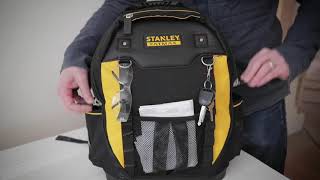 STANLEY® FATMAX® Heavy Duty Tool Bag Backpack [upl. by Whipple217]