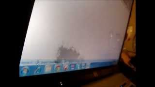 How To Repair your computer Screen  Remove a cloud patch water inside the laptop screen [upl. by Orlena]