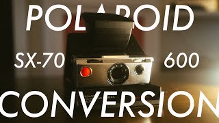 SUPER EASY SX70 to Polaroid 600 Conversion [upl. by Lekkim84]