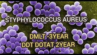 Styphylococcus Aureus l DMLT 3Year Microbiology l DDT DOTAT 2Year Microbiology l PMB [upl. by Leaw]