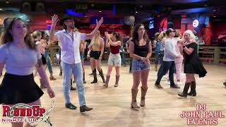 Shivers by Ed Sheeran 🥶 Line Dance ☃️ Full Lesson at Round Up Nightclub [upl. by Clio653]