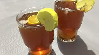 Homemade Ice Tea Ice Tea Without Sugar or Sugar Syrup Ice Tea with Honey [upl. by Salomie]