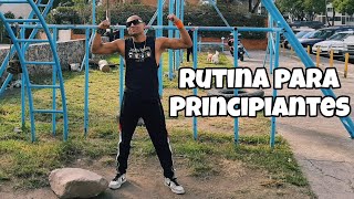 Rutina de Calistenia para Principiantes  Fuerza Resistencia Musculacion [upl. by Ahsirpac]