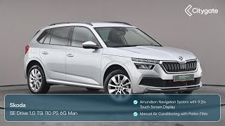 Skoda Kamiq  SE Drive 10 TSI 110 PS 6G Man  Citygate ŠKODA Watford [upl. by Adaner25]