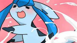 Glaceon ❤ Drunked by Ice Cream Funny Animation [upl. by Dracir663]