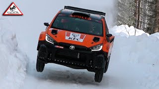 Test Day Rally Sweden 2024  Georg Linnamäe  Toyota GR Yaris Rally2 Passats de canto [upl. by Waldner]