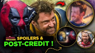 Deadpool amp Wolverine SPOILERS  amp POST Credit SCENE  Deadpool and Wolverine LEAKED FOOTAGES [upl. by Salazar]