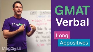 GMAT Verbal Sentence Correction  Long Appositives [upl. by Avron]