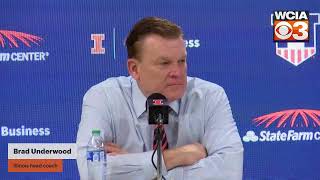 Illinois Basketball Postgame Press Conference Illini beat Indiana 7062 [upl. by Charley719]