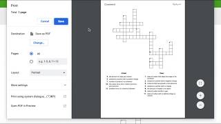 How to make crossword puzzle easily [upl. by Klinges986]