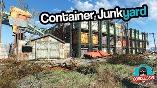 Fallout 4  Container Junkyard Settlement [upl. by Saoj348]