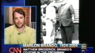 Larry King  Marlon Brandos death  July 2 2004 24 [upl. by Stokes]