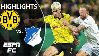 Borussia Dortmund vs Hoffenheim  German Cup Highlights  ESPN FC [upl. by Cissej]