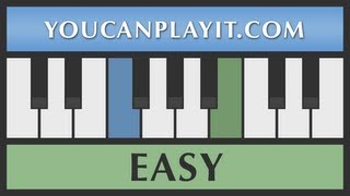 Tchaikovsky  Chinese Dance Easy Piano Tutorial [upl. by Sire]